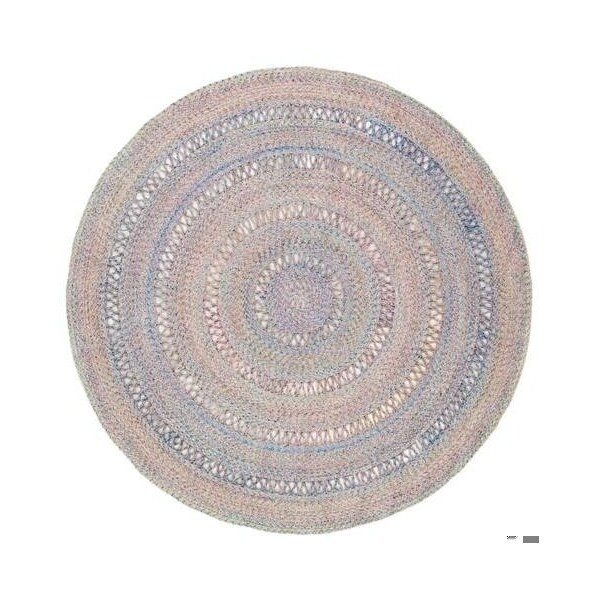 Safavieh 4 x 4 ft. Cape Cod Round Area Rug, Pink & Grey CAP221U-4R - main